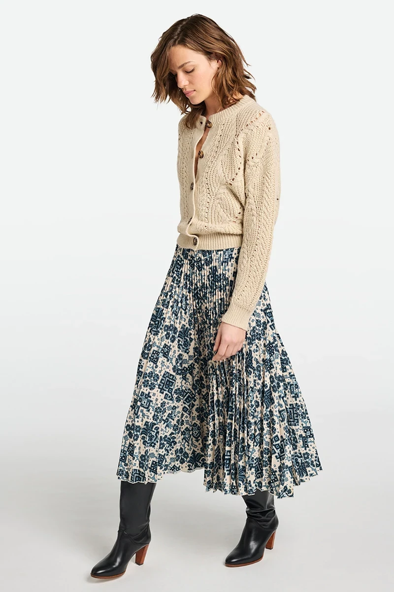 Vanessa Bruno | Fadia Skirt - Print 12 Vanessa Bruno | Fadia Skirt - Print - Image 12