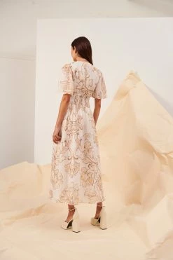 Kate Ford | Arcadia Ruched Dress - Beige -Acler Shop 02 220830 KATEFORD SS23 0141 1400x 507ef33d 8ced 42c2 bfdc 9b9ff40d004d