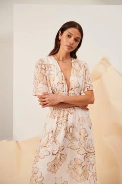 Kate Ford | Arcadia Ruched Dress - Beige -Acler Shop 02 220830 KATEFORD SS23 0157 1400x fb14a189 ec1b 450f 9747 bf29ad53fc38