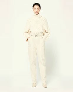 Isabel Marant | Ingrid Pullover - Ecru -Acler Shop 14166224cf 24 f