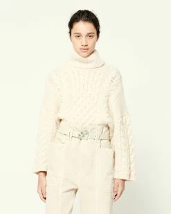 Isabel Marant | Ingrid Pullover - Ecru -Acler Shop 14166224cf 24 r