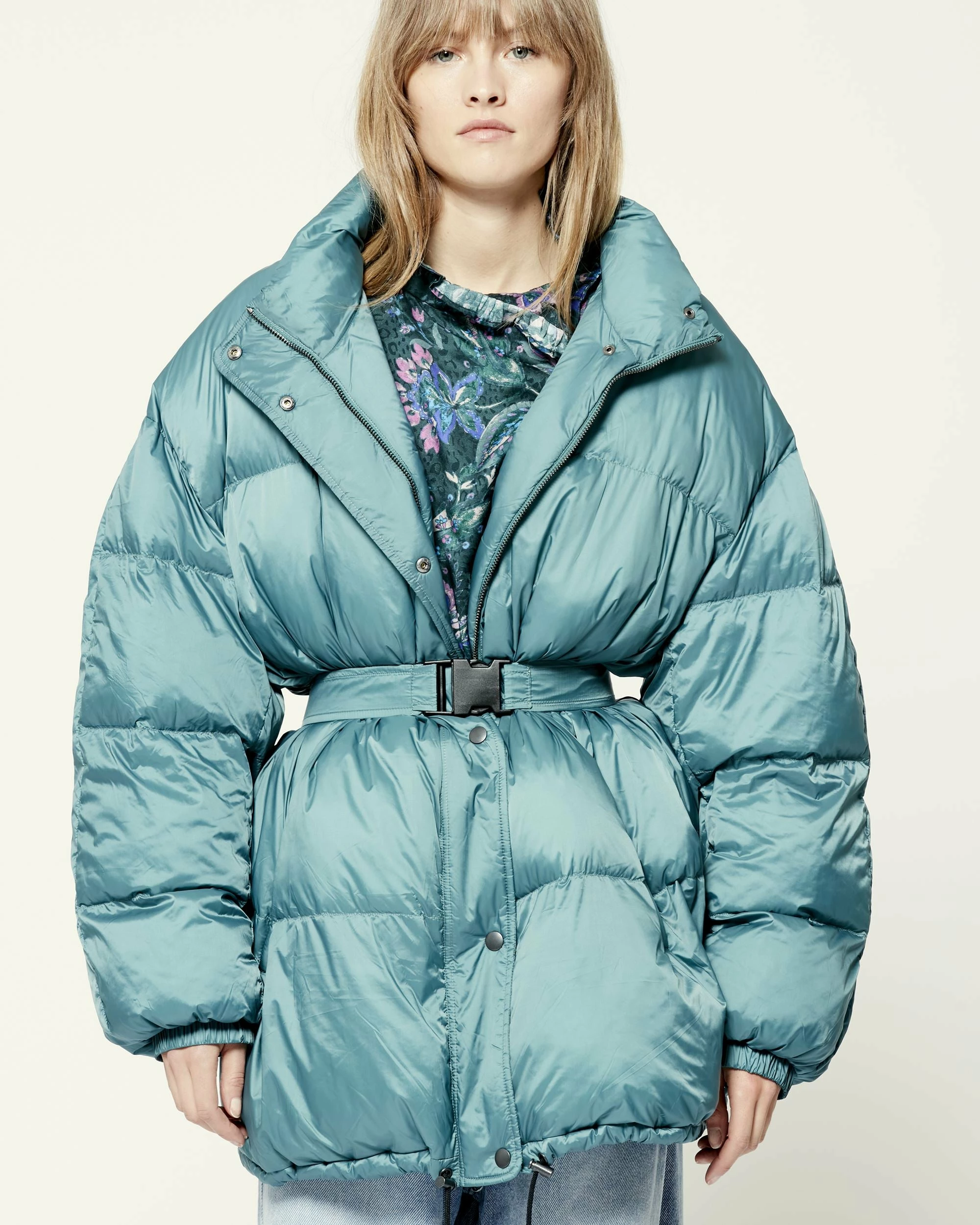 Isabel Marant | Dillys Jacket - Greyish Green 3 Isabel Marant | Dillys Jacket - Greyish Green - Image 3