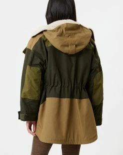 Isabel Marant | Gane Coat - Dark Khaki -Acler Shop 16147940vo 23 e