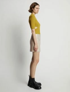 Proenza Schouler White Label | Vinyl Mini Skirt - Fawn 7 Proenza Schouler White Label | Vinyl Mini Skirt - Fawn -Acler Shop 18895874 43234290 1320