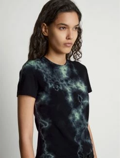 Proenza Schouler White Label | Tie Dye T.Shirt - Black/Jade 11 Proenza Schouler White Label | Tie Dye T.Shirt - Black/Jade -Acler Shop 19007683 43587814 1320