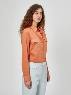 Equipment | Signature Shirt - Sunburn -Acler Shop 21 1 008414 e035 sunburn 3