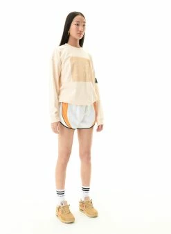 P.E NATION | Arcade Sweat - Pearled Ivory -Acler Shop 23PE1F092 PEARLED IVORY SIDE 01 800x 1b3873b0 cbf4 4448 956f 14718a72b6b6