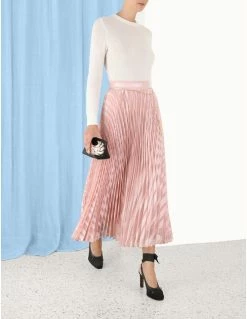 Zimmermann | Burnout Sunray Skirt - Ballet 7 Zimmermann | Burnout Sunray Skirt - Ballet -Acler Shop 3.2154srdan.bal .ballet side