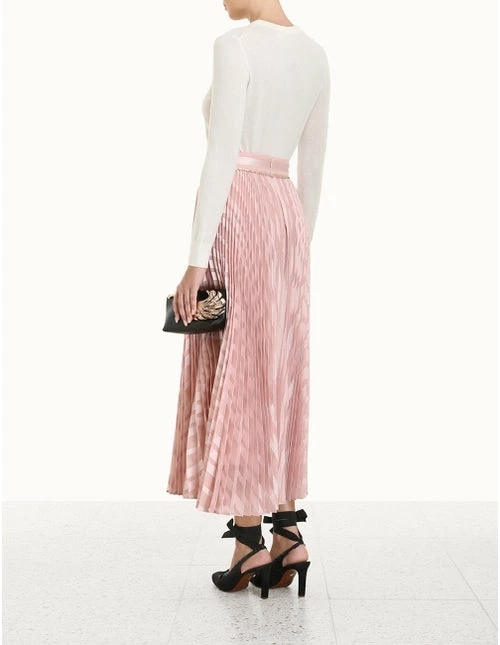 Zimmermann | Burnout Sunray Skirt - Ballet 4 Zimmermann | Burnout Sunray Skirt - Ballet - Image 4