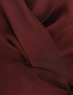 Zimmermann | Silk Wrap Blouse - Navy 11 Zimmermann | Silk Wrap Blouse - Navy -Acler Shop 6.4913trkal.bur .burgundy detail2