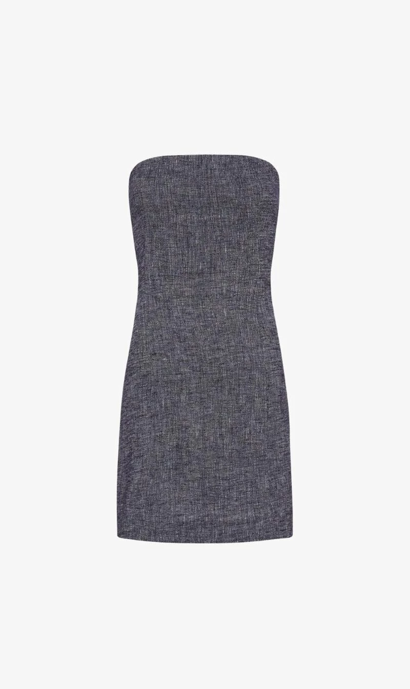 ST AGNI St. Agni | Anna Mini Dress - Navy Marle 1 ST AGNI St. Agni | Anna Mini Dress - Navy Marle