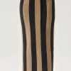 Silk Laundry | Straight Knit Skirt - Kangaroo Stripe