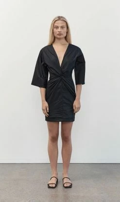 ST AGNI ST. AGNI | Ring Detail Maxi Dress - Black