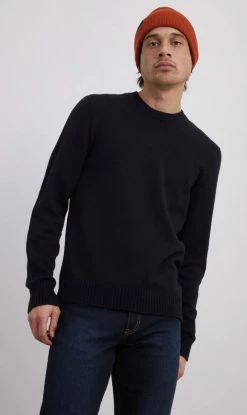 Standard Issue | Merino Crew Sweater - Navy