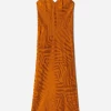 Silk Laundry | 90's Slip Dress - Tamarin Jacquard