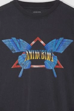 Anine Bing | Lili Tee Butterfly - Washed Black 7 Anine Bing | Lili Tee Butterfly - Washed Black -Acler Shop AB LILI TEE BUTTERFLY WASHED BLACKA 08 2140 006C 1 1700x 8f972a51 479a 487d b88e fd21151f04ba