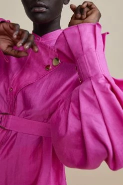 Acler | Wheatland Shirt - Flamingo -Acler Shop AL2204090T WHEATLAND SHIRT FLAMINGO 5