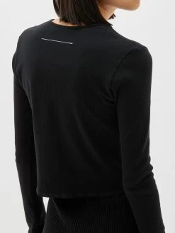 Bassike | Slim Fit Cut Out Detail Top - Black 10 Bassike | Slim Fit Cut Out Detail Top - Black -Acler Shop AW22WFT58 slim fit cut out detail top black frontdetail 2000x 195121b8 a808 40c2 a2f6 72ed36066a21