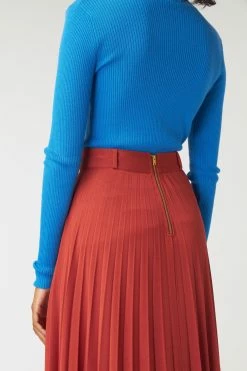 Kate Sylvester | Nebula Skirt - Copper -Acler Shop Alice Skinny Rib Blue 2223 1440x 87efeef5 2a48 456a 8691 405716f2f9c6