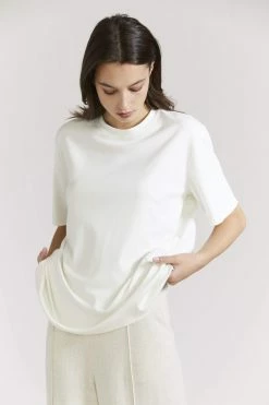 Laing | Relaxed Boyfriend Tee - Canvas 9 Laing | Relaxed Boyfriend Tee - Canvas -Acler Shop Boyfriend Tee Cream 312 1728x 061080ce ea92 4149 9797 34e876b95a5d