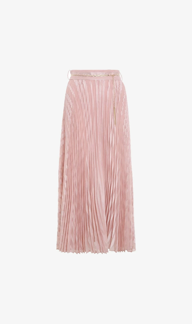 Zimmermann | Burnout Sunray Skirt - Ballet 2 Zimmermann | Burnout Sunray Skirt - Ballet - Image 2
