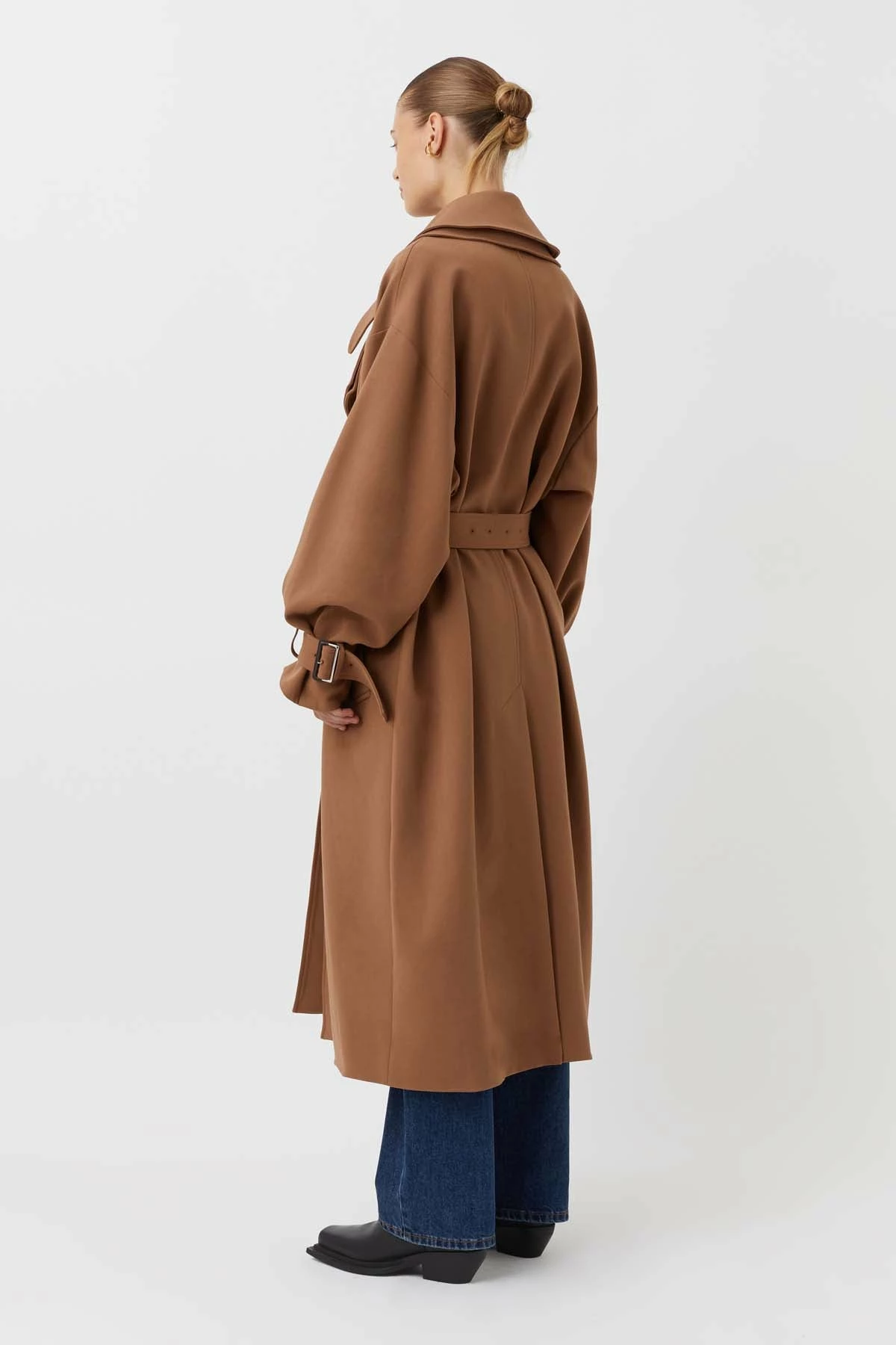 Camilla And Marc | Selby Trench Coat - Walnut 6 Camilla And Marc | Selby Trench Coat - Walnut - Image 6