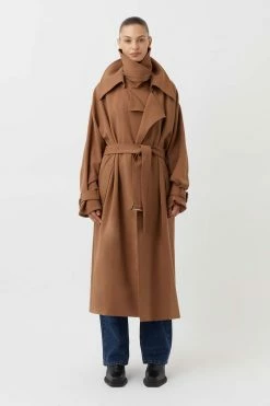 Camilla And Marc | Selby Trench Coat - Walnut 9 Camilla And Marc | Selby Trench Coat - Walnut -Acler Shop C M CAMILLA AND MARC selby trench coat 8 640x960 2x 95e8c1a2 537b 4bda 9b9a 46b5e92a28db