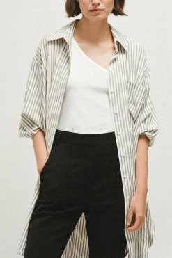 Camilla And Marc | Alma One Shoulder Tank - Soft White 9 Camilla And Marc | Alma One Shoulder Tank - Soft White -Acler Shop C M Camilla And Marc marcelo striped cotton shirt dress khaki green alma one shoulder assymetrical tank white valentina slim fit pant black 640x960 2x 5415619f 5789 42e8 af04 c8cca6f91b73