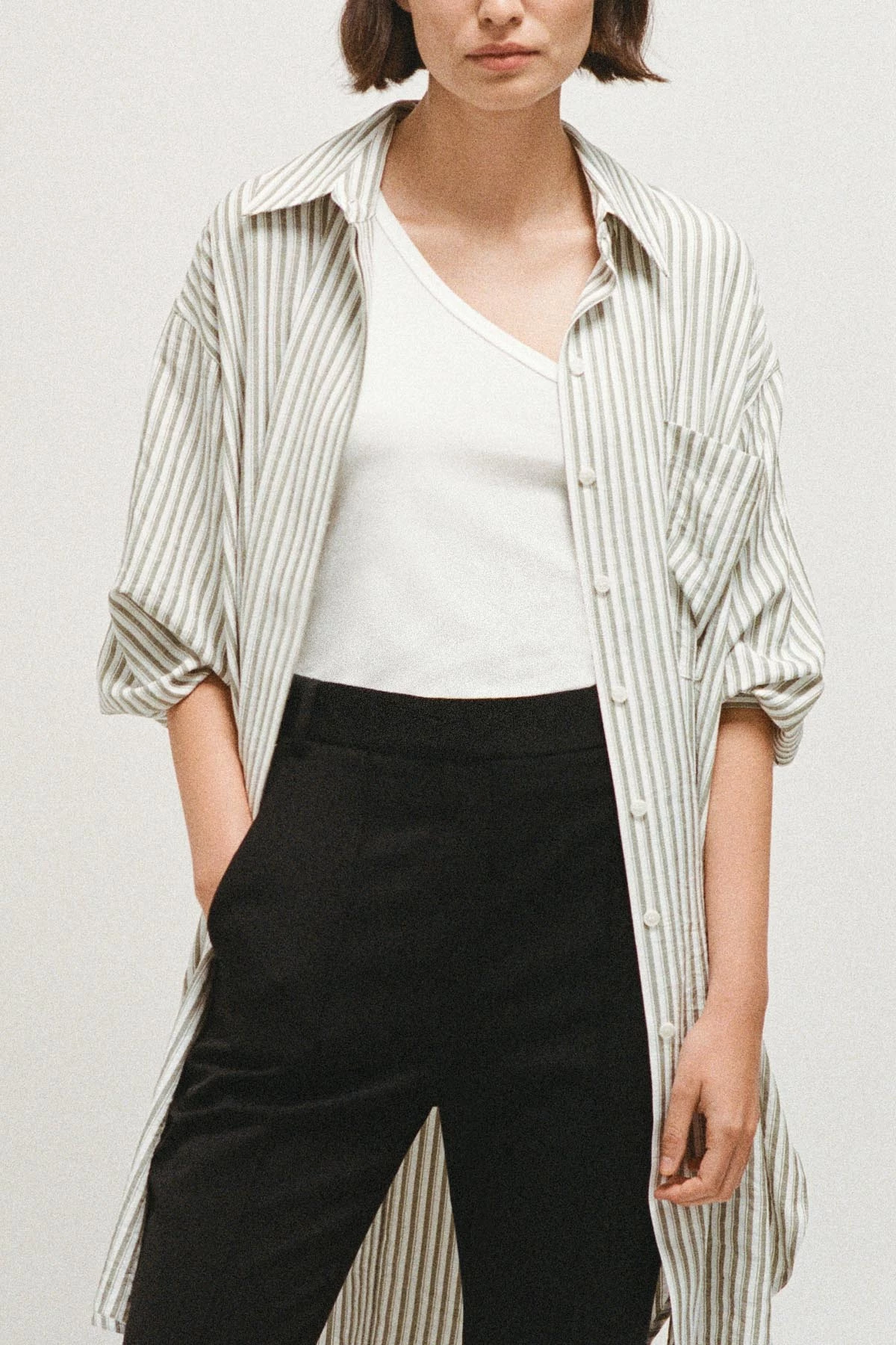 Camilla And Marc | Alma One Shoulder Tank - Soft White 5 Camilla And Marc | Alma One Shoulder Tank - Soft White - Image 5