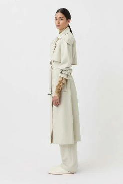 Camilla And Marc | Bristol Trench - White Oak -Acler Shop C M Camilla and Marc Bristol Trench Coat White Oak 6 640x960 2x f39f1f7d 26bb 4f57 be07 69c8999899b3