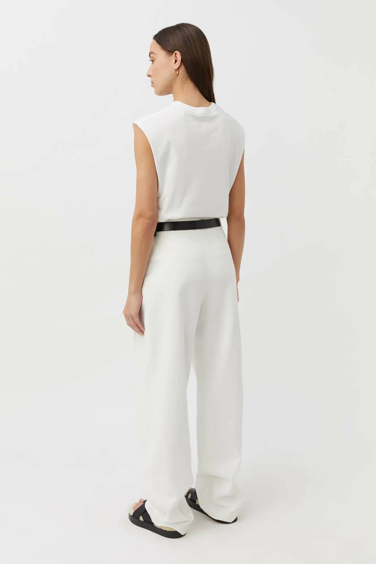 Camilla And Marc | Huntington C&M Tank - Soft White / Black 3 Camilla And Marc | Huntington C&M Tank - Soft White / Black - Image 3