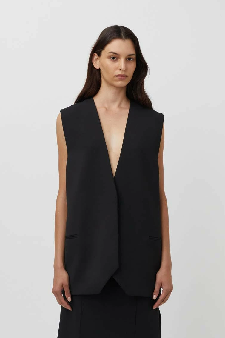 Camilla And Marc | Valentina Vest - Black 2 Camilla And Marc | Valentina Vest - Black - Image 2
