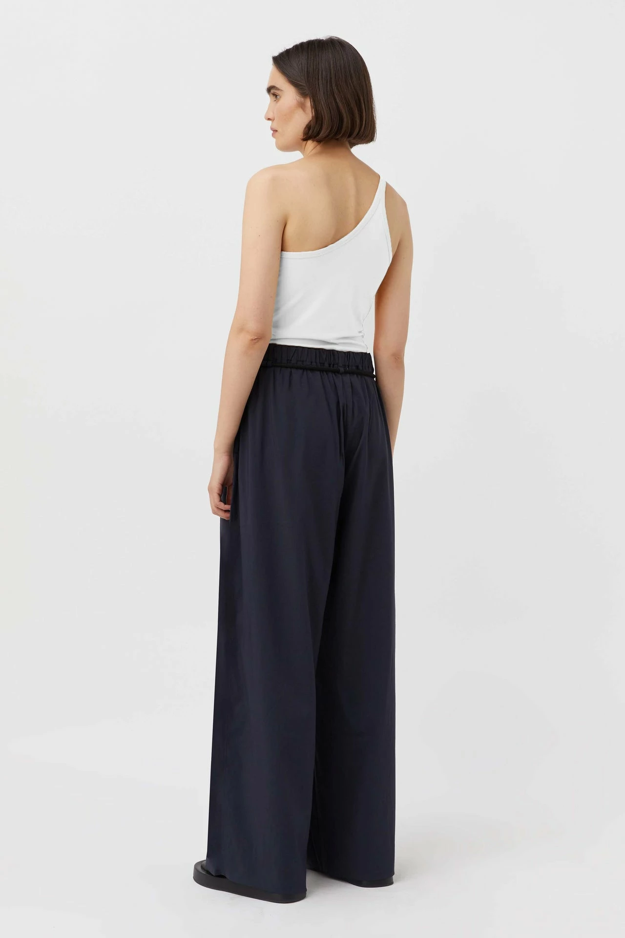 Camilla And Marc | Alma One Shoulder Tank - Soft White 4 Camilla And Marc | Alma One Shoulder Tank - Soft White - Image 4