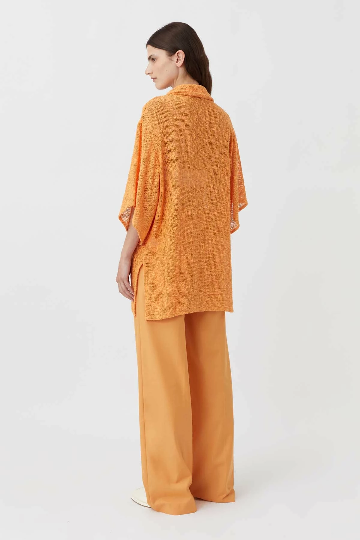 Camilla And Marc | Clementine Shirt - Persimmon 3 Camilla And Marc | Clementine Shirt - Persimmon - Image 3