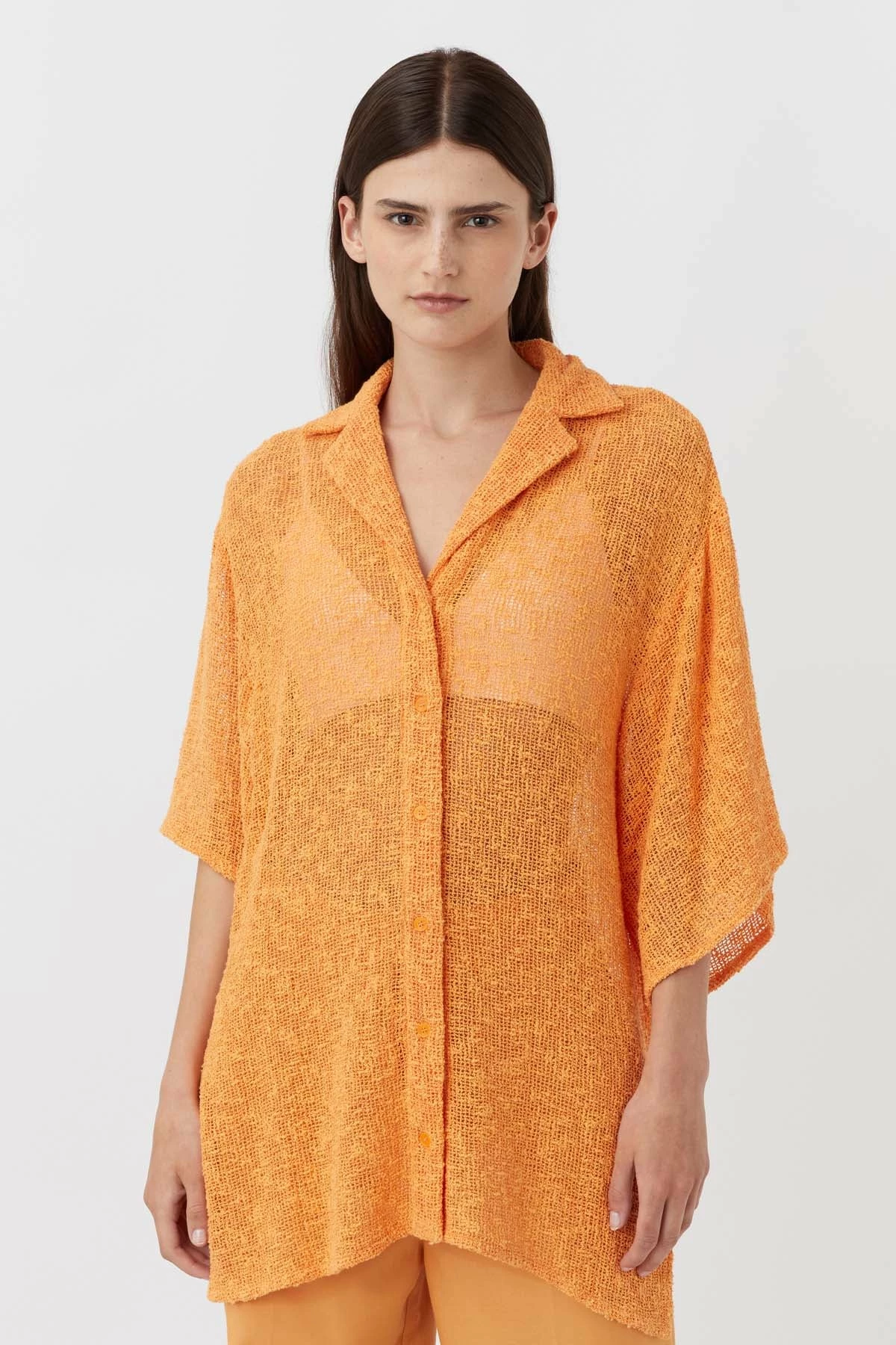 Camilla And Marc | Clementine Shirt - Persimmon 5 Camilla And Marc | Clementine Shirt - Persimmon - Image 5