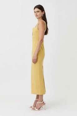 Camilla And Marc | Brixton Dress - Mustard Yellow -Acler Shop C M camilla and marc brixton cutout midi yellow dress 2 640x960 2x d6d7292f 6c00 497d a377 6b8b053f6c1f