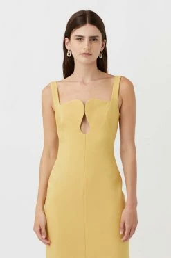 Camilla And Marc | Brixton Dress - Mustard Yellow -Acler Shop C M camilla and marc brixton cutout midi yellow dress 4 640x960 2x 607afe57 6077 4785 af34 c315bd67e1dc