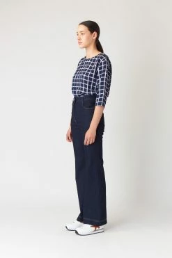 Kate Sylvester | Check Bateau Top - Ink 10 Kate Sylvester | Check Bateau Top - Ink -Acler Shop Check Bateau Top Ink 21325 1440x 8a8154ec e27a 4720 adfe b6d86d7cebc6