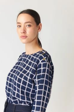 Kate Sylvester | Check Bateau Top - Ink 12 Kate Sylvester | Check Bateau Top - Ink -Acler Shop Check Bateau Top Ink 21338 1440x f8beaa2d 4300 4c7c b084 74906c59de24