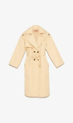 Yves Salomon | Coat Thick Cotton - Desert Dust