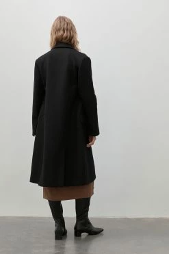 ST AGNI St. Agni | Double Breasted Wool Coat - Black -Acler Shop Double brested Wool Coat Black1 copy 1000x f67a9556 dae7 495e bd68 cabb70710769
