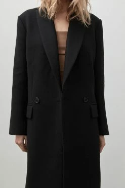 ST AGNI St. Agni | Double Breasted Wool Coat - Black -Acler Shop Double brested Wool Coat Black4 copy 1000x 98297f17 e119 47ab a135 efe50e68183e