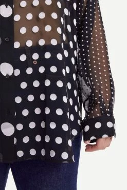 Samsoe Samsoe | Alfrida Shirt - Black Dot -Acler Shop F22300216 CLR000409 2