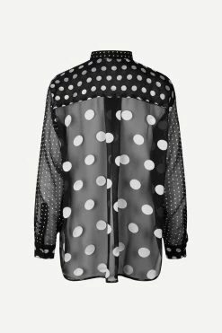 Samsoe Samsoe | Alfrida Shirt - Black Dot -Acler Shop F22300216 CLR000409 9