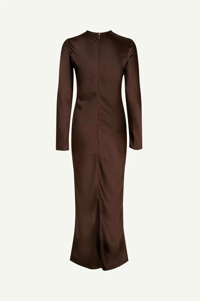 Samsoe Samsoe | Alina Dress - Mole' 2 Samsoe Samsoe | Alina Dress - Mole' - Image 2