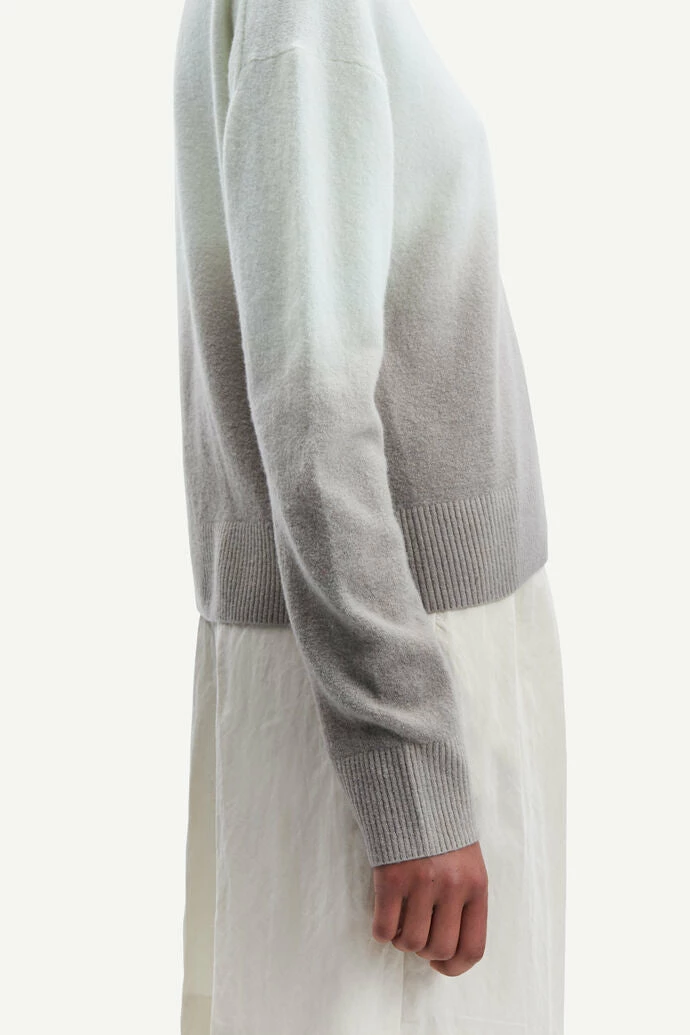 Samsoe Samsoe | Megan Cardigan - Aloe Wash Dip 3 Samsoe Samsoe | Megan Cardigan - Aloe Wash Dip - Image 3