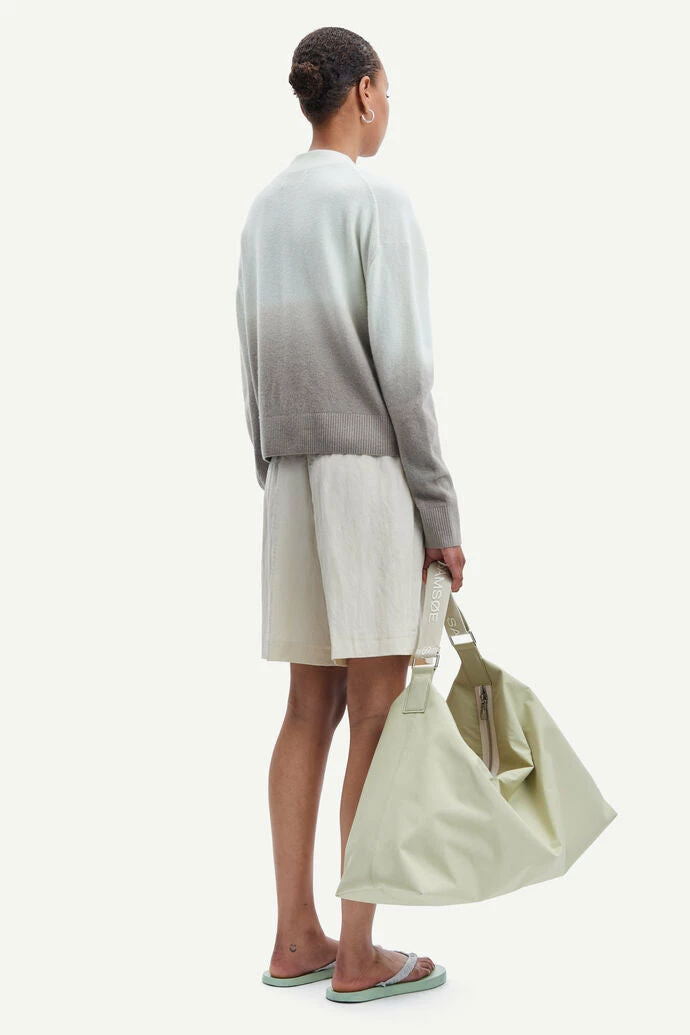 Samsoe Samsoe | Megan Cardigan - Aloe Wash Dip 4 Samsoe Samsoe | Megan Cardigan - Aloe Wash Dip - Image 4