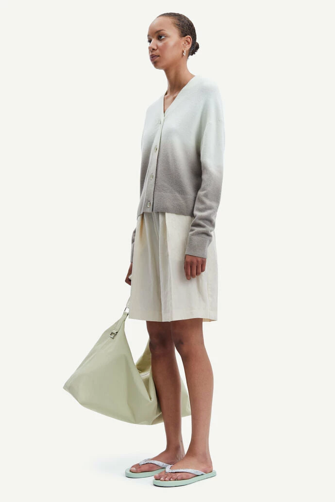 Samsoe Samsoe | Megan Cardigan - Aloe Wash Dip 5 Samsoe Samsoe | Megan Cardigan - Aloe Wash Dip - Image 5