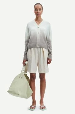 Samsoe Samsoe | Megan Cardigan - Aloe Wash Dip 11 Samsoe Samsoe | Megan Cardigan - Aloe Wash Dip -Acler Shop F23100009 CLR000756 5