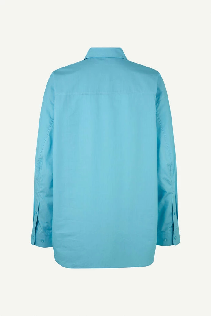 Samsoe Samsoe | Lua Np Shirt - Blue Topaz 2 Samsoe Samsoe | Lua Np Shirt - Blue Topaz - Image 2